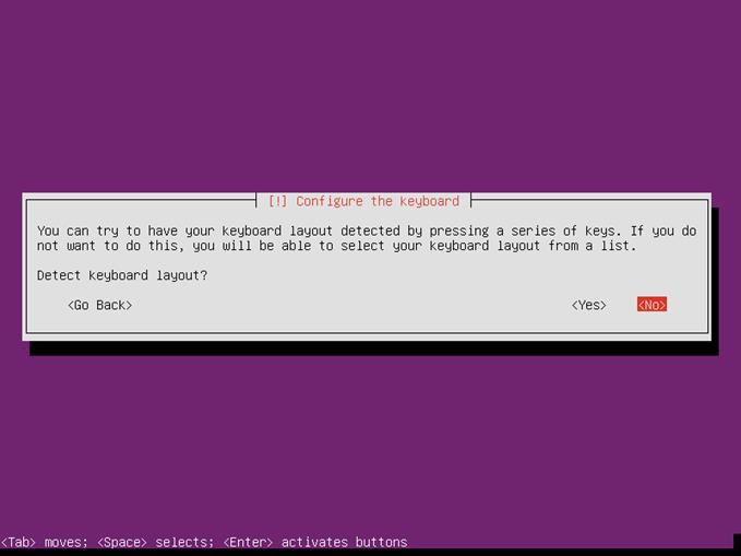 Ubuntu Server 14.04 Configure the keyboard